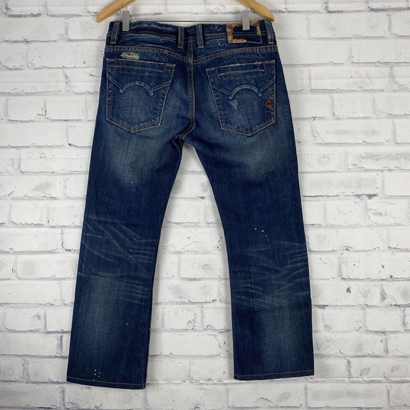 Cult of Individuality Jeans Men's 30x26‎ Trysten Bootcut Button Fly Distressed - Picture 2 of 16